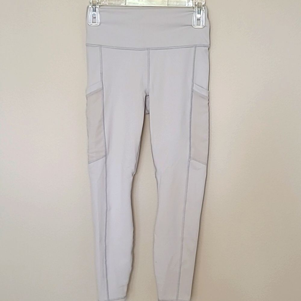 Fabletics Power Hold Leggings Blue/Gray Size Small